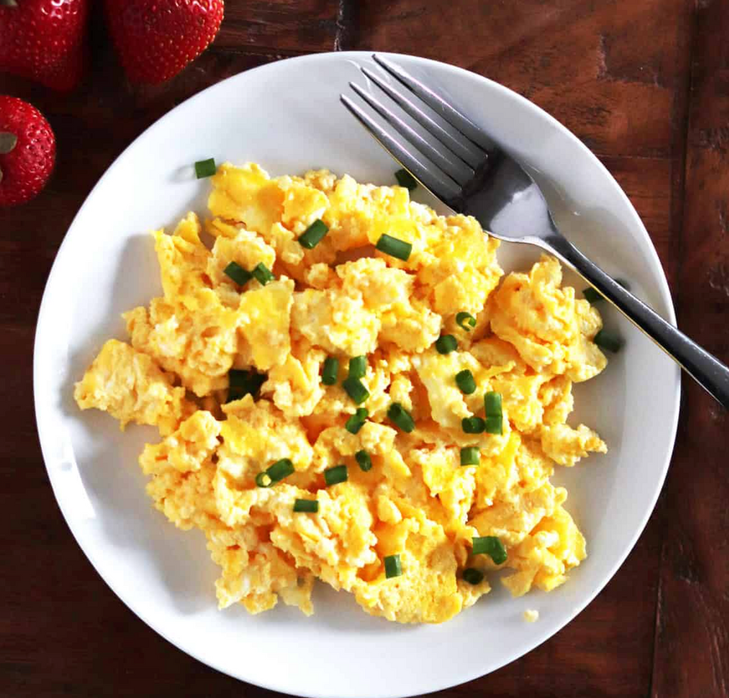 #7 Scrambled Eggs and Hash Brown Potatoes